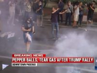 Watch: Phoenix Protester Takes a Pepper Ball to the Groin