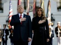 Watch: Donald Trump and Melania Trump Lead Moment of Silence for 9/11