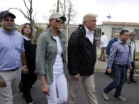 Donald and Melania Trump Visit Storm Wrecked Puerto Rico