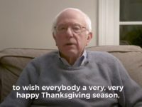 Bernie Sanders Mixes Thanksgiving and Politics With Holiday Message Attacking GOP