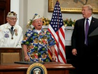 World War II Veteran Interrupts Trump’s Pearl Harbor Speech to Sing ‘Remember Pearl Harbor’