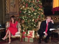 President Trump and First Lady Melania Help Children from Across Country Track Santa