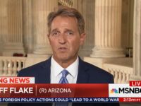 Flake: I Was ‘Surprised’ at President Trump’s ‘Flexibility’ During Immigration Meeting