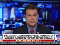 Gaetz: ‘I Believe There Are People Who Will Go to Jail’ Over Intel Memo