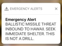 Ballistic Missile False Alarm Terrorizes Hawaiians