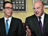 Report: Free-Traders Gary Cohn, Steve Mnuchin Trying to Weaken Trump’s Expected Tariffs on China