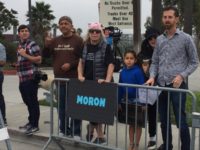 Left-Wing Activists Protest Trump Visit to California