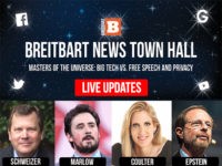 ***Live Updates*** Breitbart News Town Hall: ‘Masters of the Universe’: Big Tech vs. Free Speech and Privacy