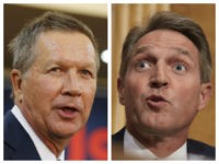 Nolte: Never Trump Grifters John Kasich and Jeff Flake Flip-Flop on Iran Deal