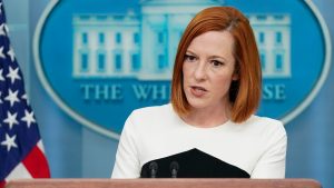 Psaki: Administration’s thoughts are with Fox News reporter Benjamin Hall, who was injured outside Kyiv