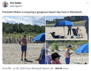 From Biden to Kennedy: The storied tradition of a shirtless POTUS